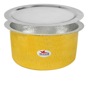 Brass Patila with Lid ( Khalai Tope )