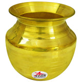 Brass Lota for Puja, Brass Lota for Puja Kalash for Special Occasions, Pack of 1.