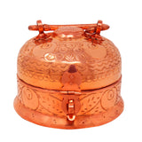Copper Storage Box, Copper Masala Box, Copper Pan daan.