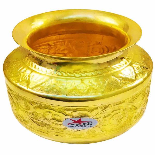 Brass Pot Gold Plated, Brass Water Pot