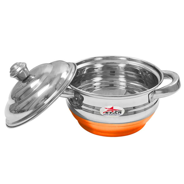 Steel Set of Copper Bottom Serving Bowls with Lid Price – Nutristar