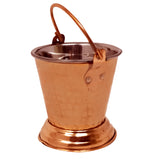 Copper Stainless Steel Bucket, Multipurpose Serving Bucket On Special Occasions.