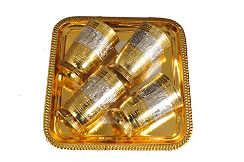 Brass Tray  Buy Serving Tray Set Online in India – Nutristar