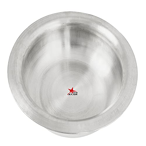 Aluminum Traditional Hammered Finish Cooking Handi Biriyani Pot with Lid,  3200ML