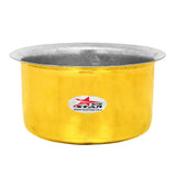 Brass Cooking Pot, Tope Patila Tin Coating on Inside Surface, Pack of 1.