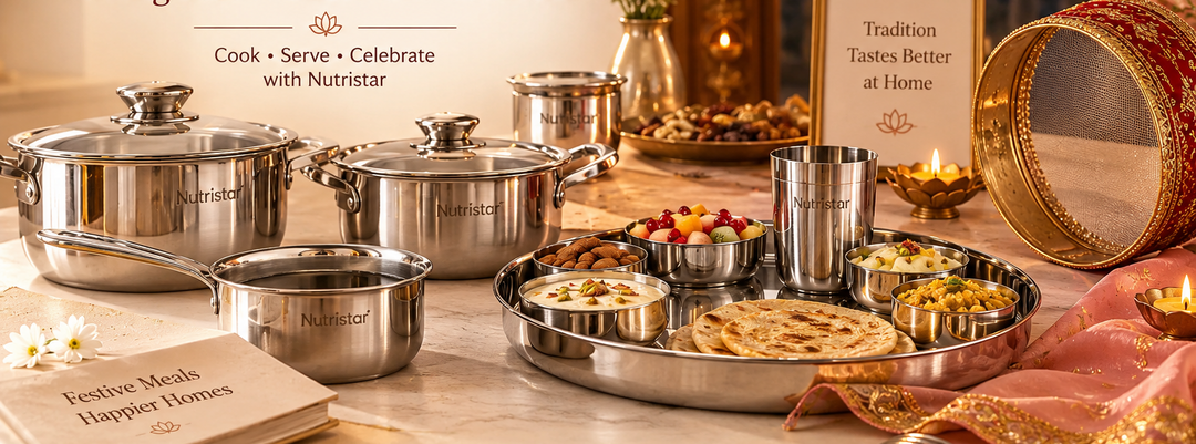 Karwa Chauth 2026: Sargi Thali, Cookware & Serving Essentials for a Festive Home