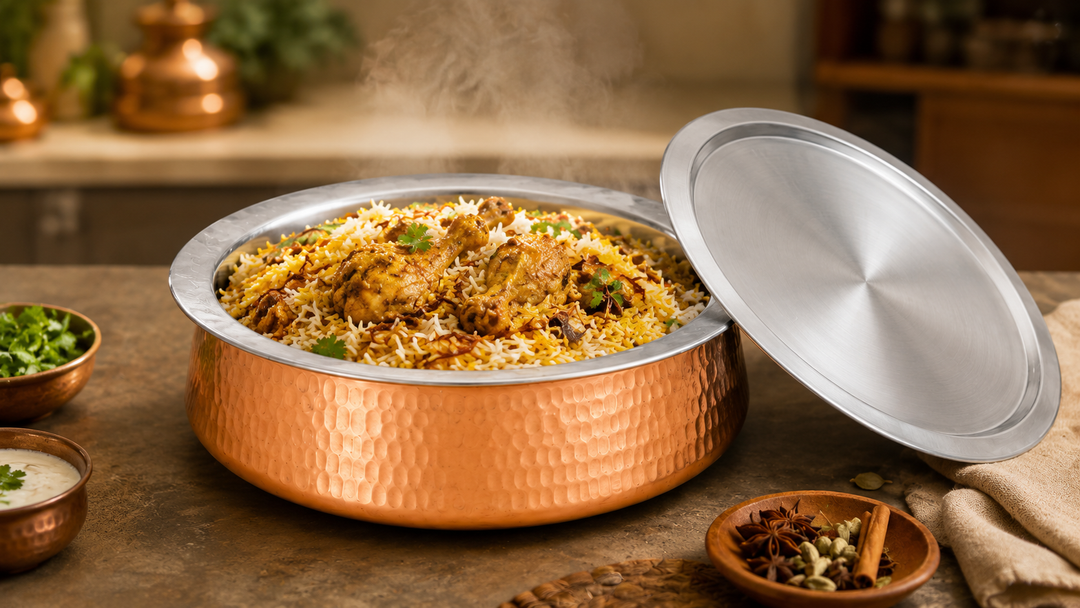 Biryani Handi Size Guide – How to Choose the Right Handi for Home, Restaurant & Catering