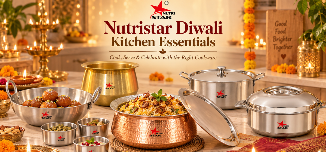 Diwali Cooking Guide 2026: Best Cookware for Biryani, Sweets, Snacks & Family Feasts