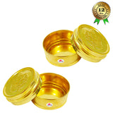 Kajal Box Brass, Kajal Dabbi, Gift Item (Set of 24)