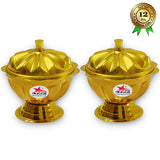 Sindoor Box Brass, Kumkum Holder, Diamond Sindoor (Set of 12)