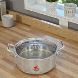 Stainless Steel Triply Biryani Handi | Cooking Handi