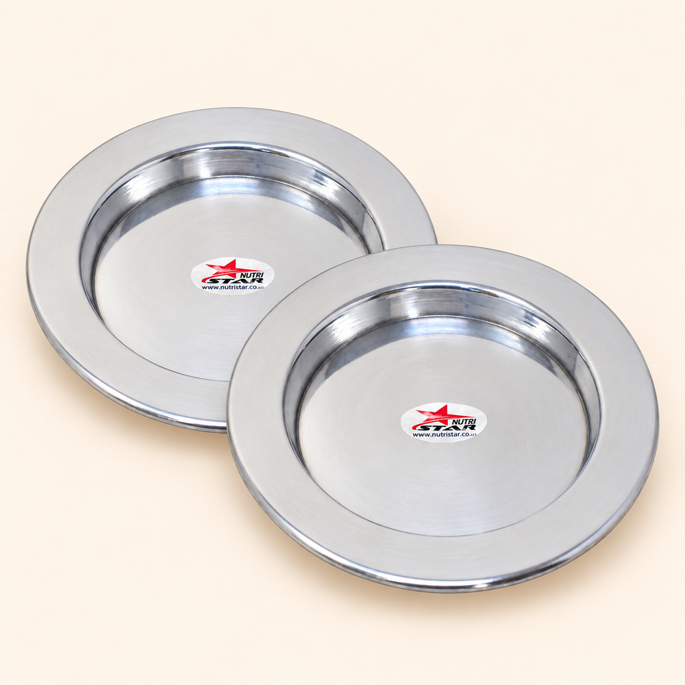 Aluminium Kunafa Plate – Set of 2 | 5", 7" & 10" Kunafa Sizes