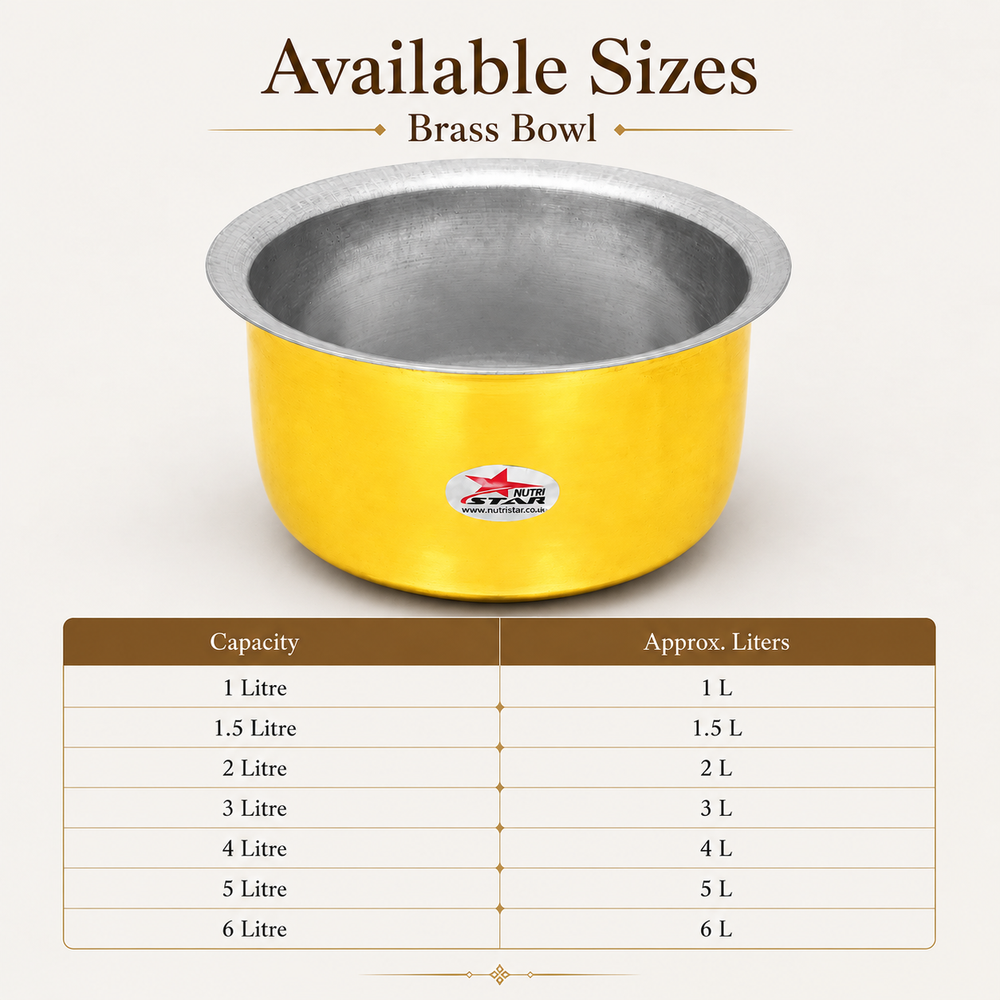 Brass cooking pot patila size
