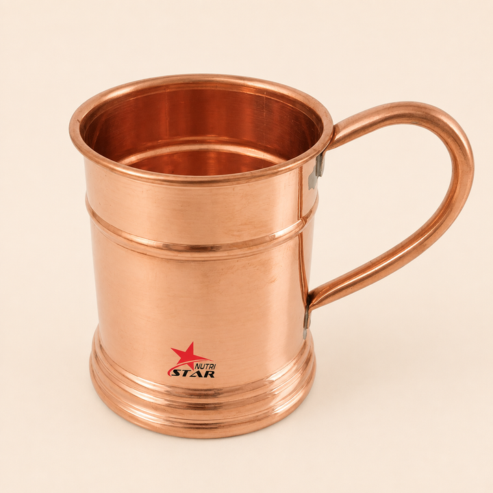 Nutristar pure copper mug with handle 600 ml
