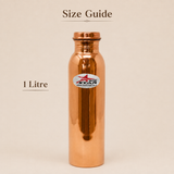 Nutristar Pure Copper Water Bottle 1 Litre – Pack of 4