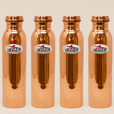 Nutristar Pure Copper Water Bottle 1 Litre – Pack of 4