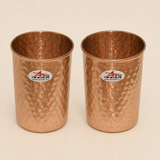 Nutristar Hammered Pure Copper Drinking Glass – 200 ml