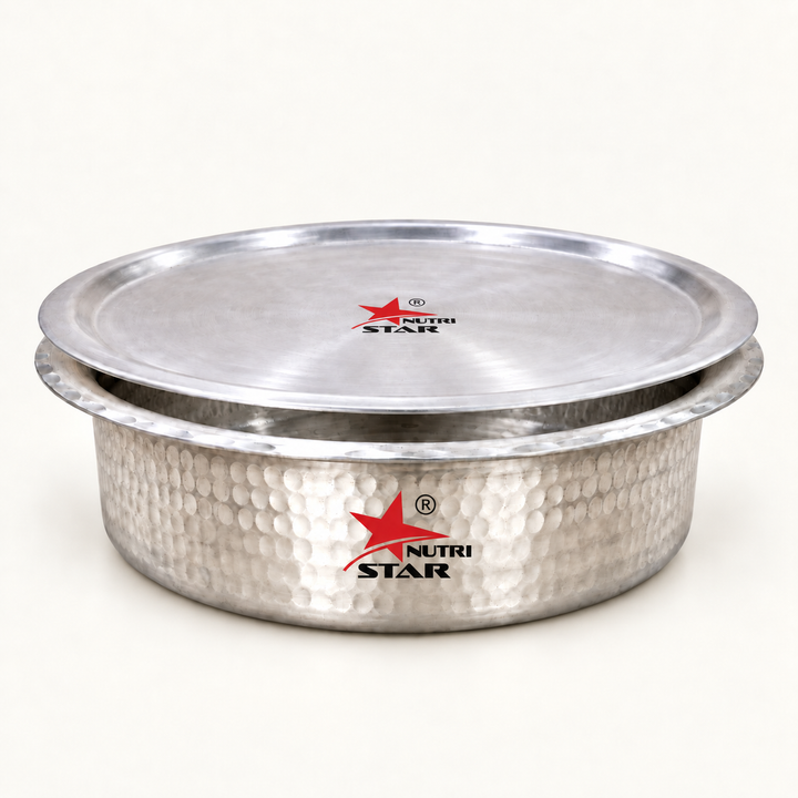 Jointless Aluminium Biryani Handi – Hyderabadi Dum Cooking Pot - main product image