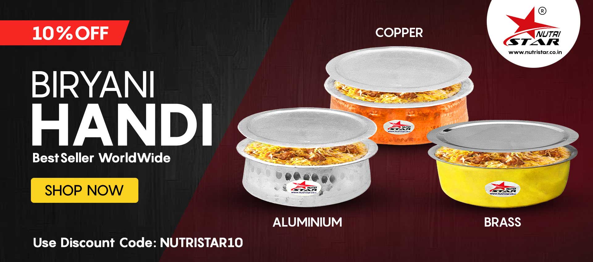 Buy Aluminiun Kadai Online at Best Price, Cooking Utensil – Nutristar