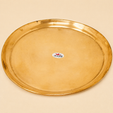 Nutristar Copper Serving  Plate for Sweets, Dry Fruits and Puja