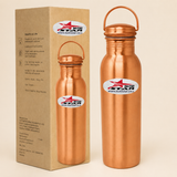 Nutristar Pure Copper Water Bottle with Carry Handle – 650 ml, 850 ml & 950 ml