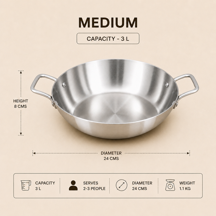 Cello Gold Triply Kadai - main product image