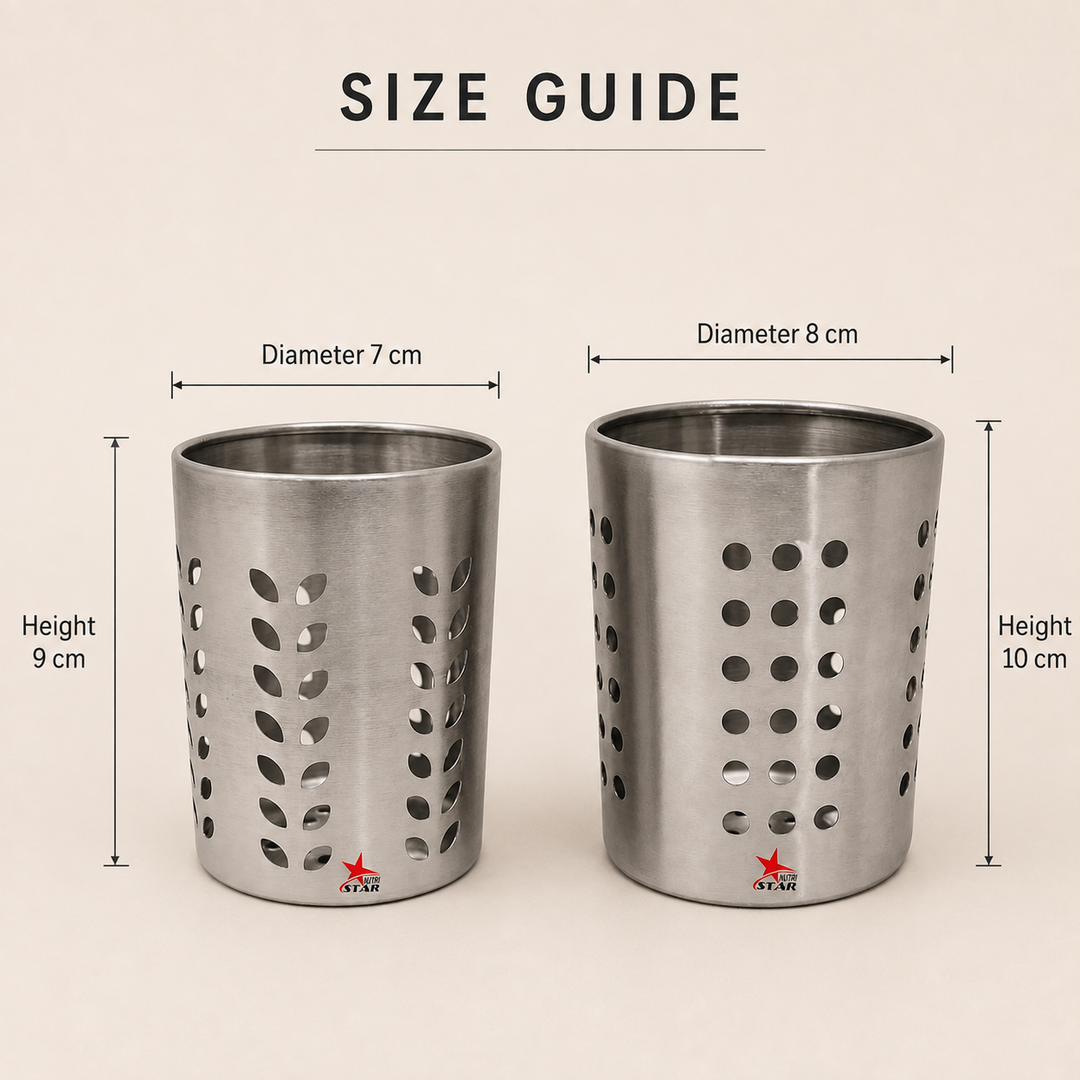 Nutristar stainless steel utensil holder and cutlery stand