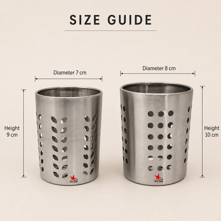 Nutristar stainless steel utensil holder and cutlery stand