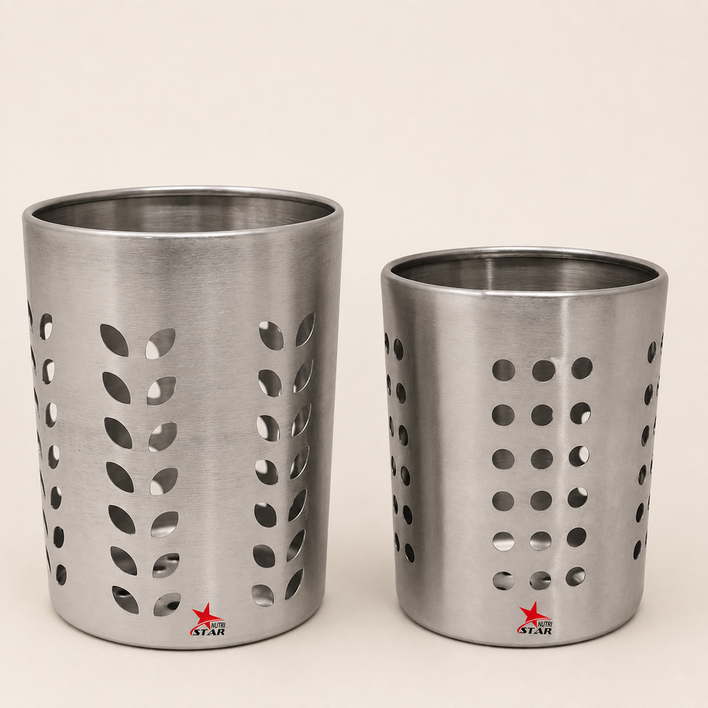 Nutristar stainless steel utensil holder and cutlery stand