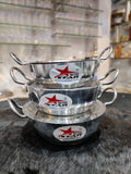 Aluminium Kadai with Stainless Steel Lid | Deep Frying Kadai for Cooking