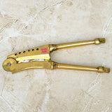 Pure Brass Betel Nut Cutter/Sarota, Length 4 Inches, Colour Golden, Sarota, Bettle Nut Cutter Brass, Tablet Cutter Brass, Brass Cutter
