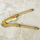 Pure Brass Betel Nut Cutter/Sarota, Length 4 Inches, Colour Golden, Sarota, Bettle Nut Cutter Brass, Tablet Cutter Brass, Brass Cutter