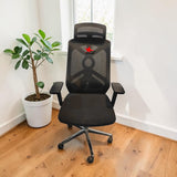 Premium Ergonomic Mesh Office Chair with Headrest & Wheels