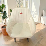 Premium Ivory Accent Chair | Modern Designer Lounge Chair