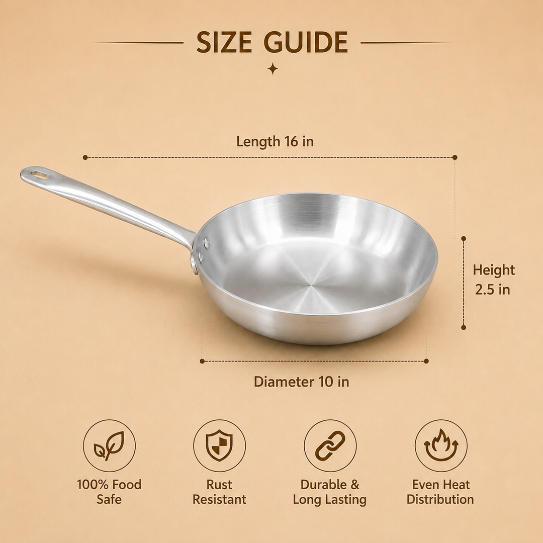 Aluminium Frypan - use