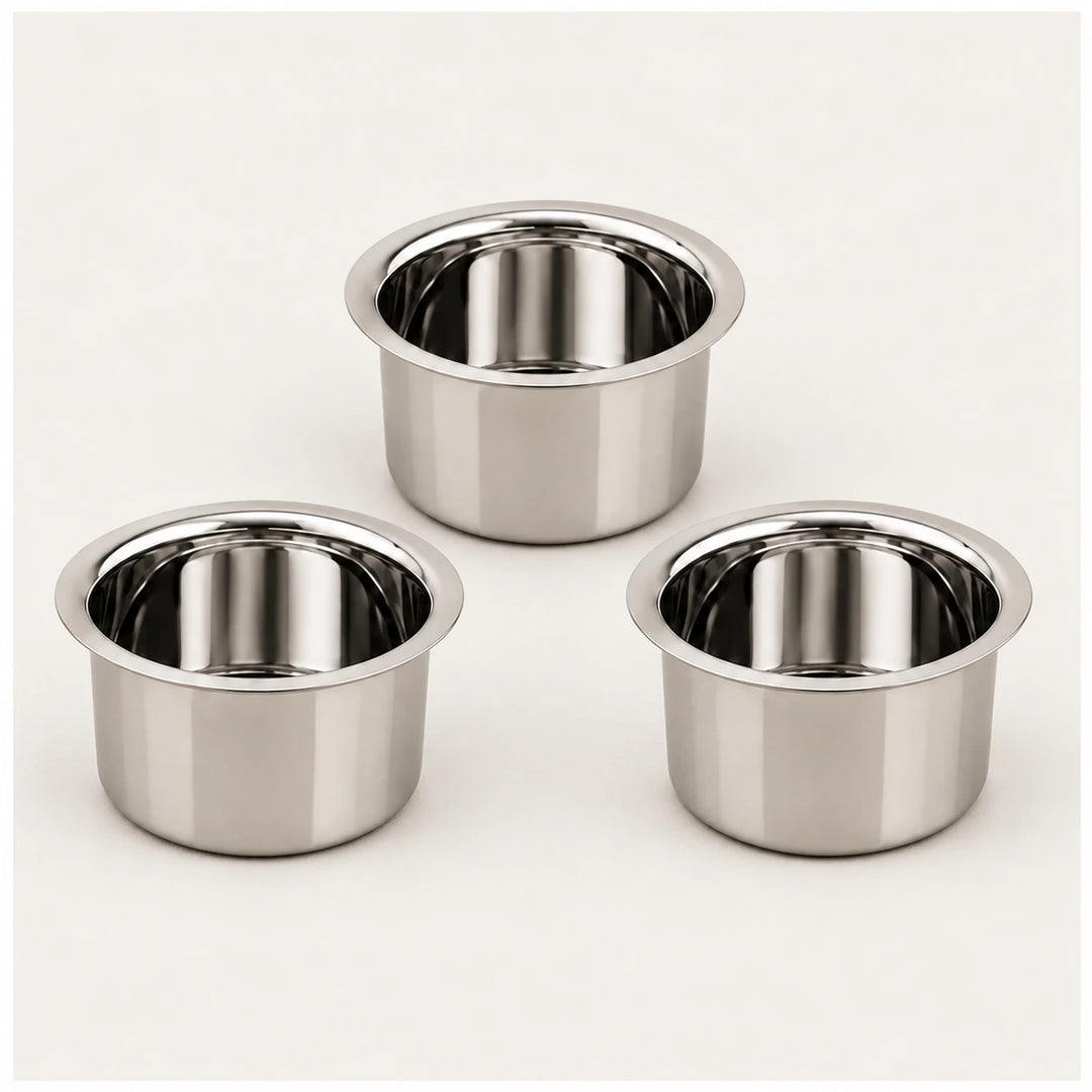 nutristar aluminium patila or bhagona pack of 3 main image