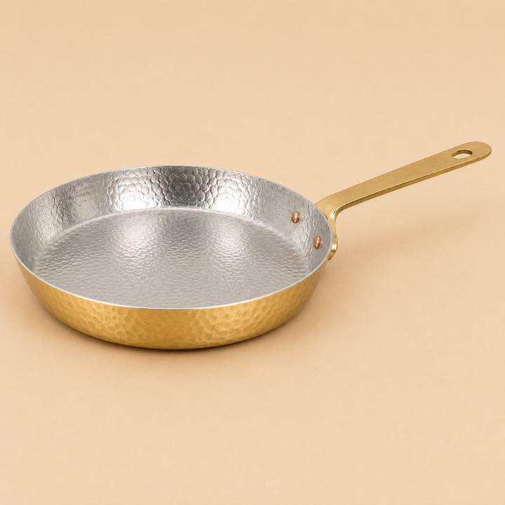 Brass Hammered Frypan - main product image