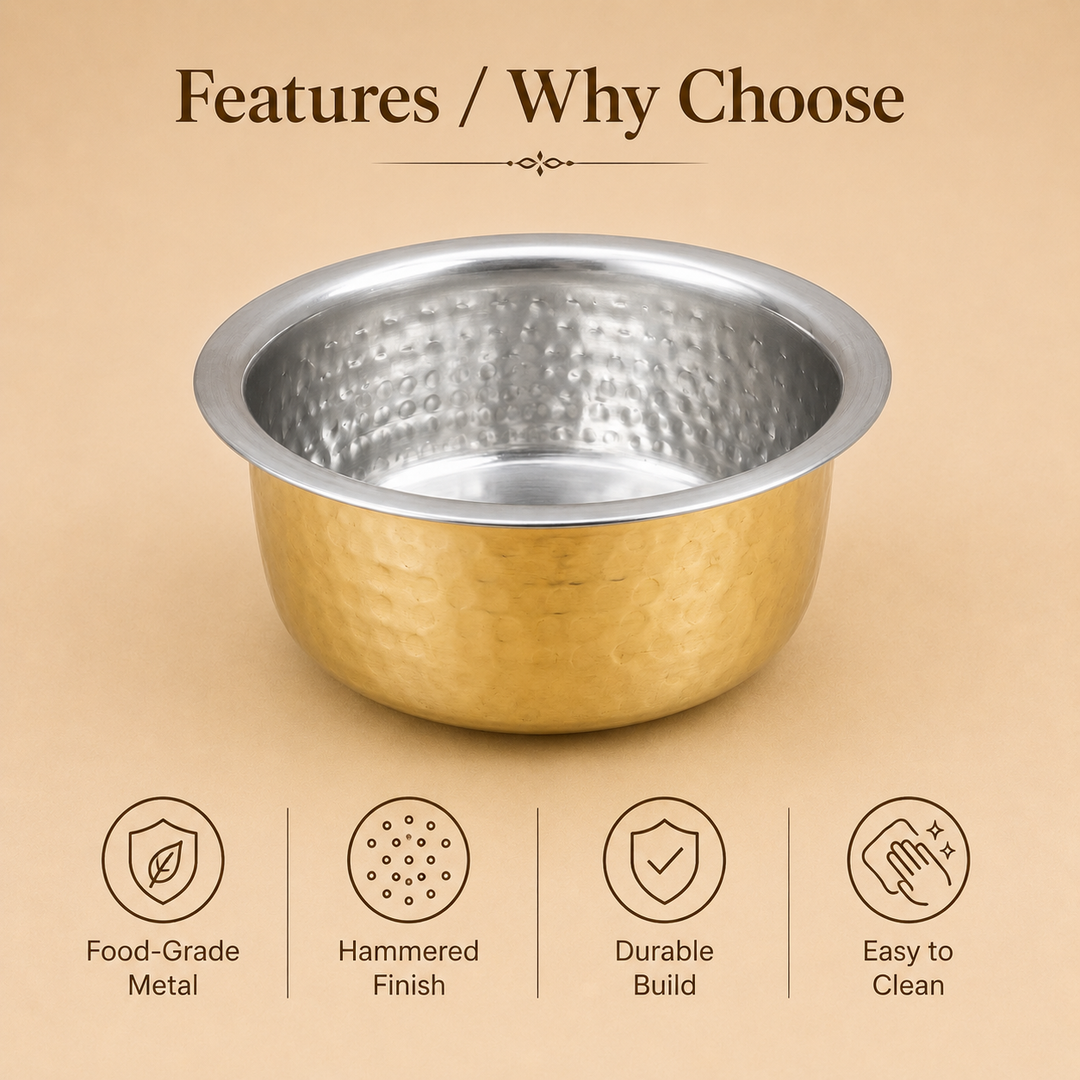 Brass Khalai Mathar Top - uses
