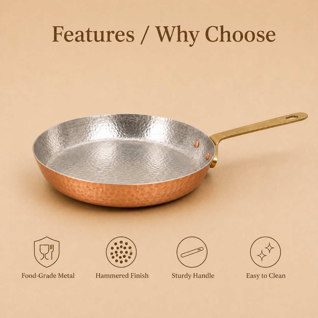 Copper Khalai Frypan - uses