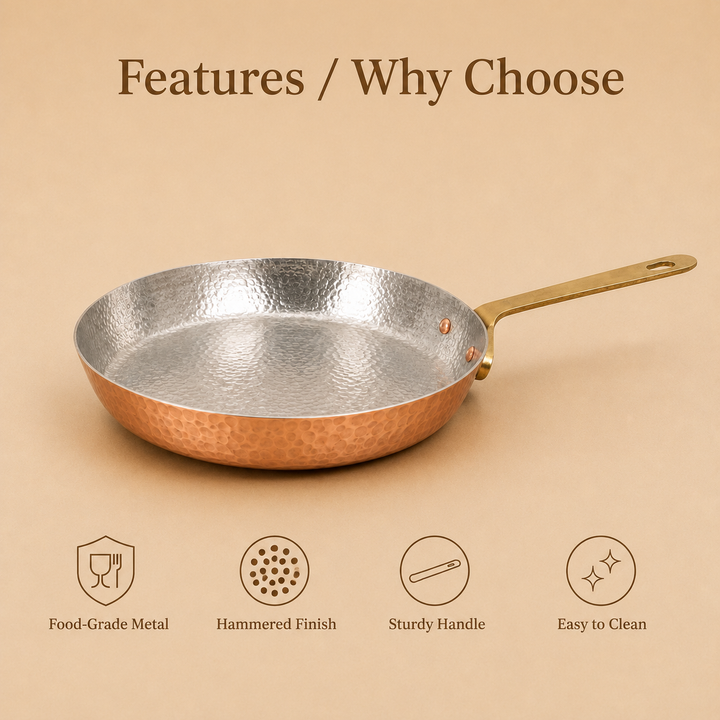 Copper Khalai Frypan - uses