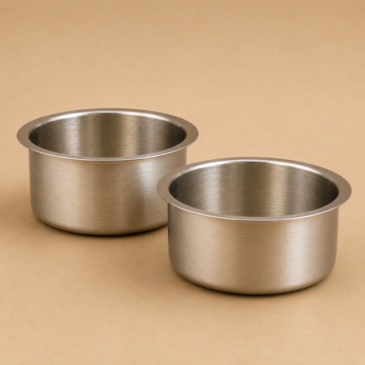 Stainless Steel cooking pot-pack of 2