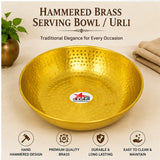 Brass Mixing Bowl, Brass Fruit Bowl Online, Diameter 13 Inch.