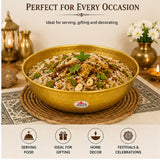 Brass Mixing Bowl, Brass Fruit Bowl Online, Diameter 13 Inch.