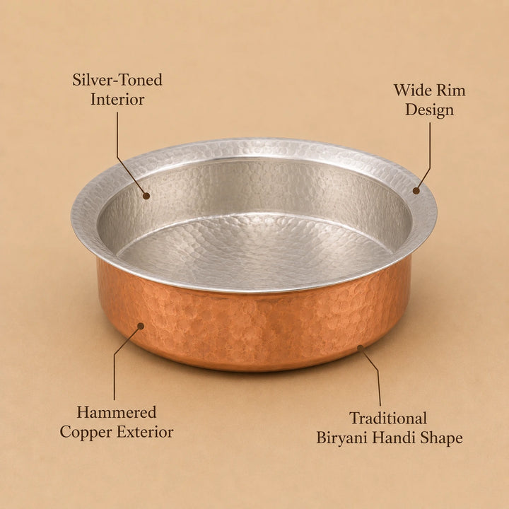 Hammered Copper Lagan