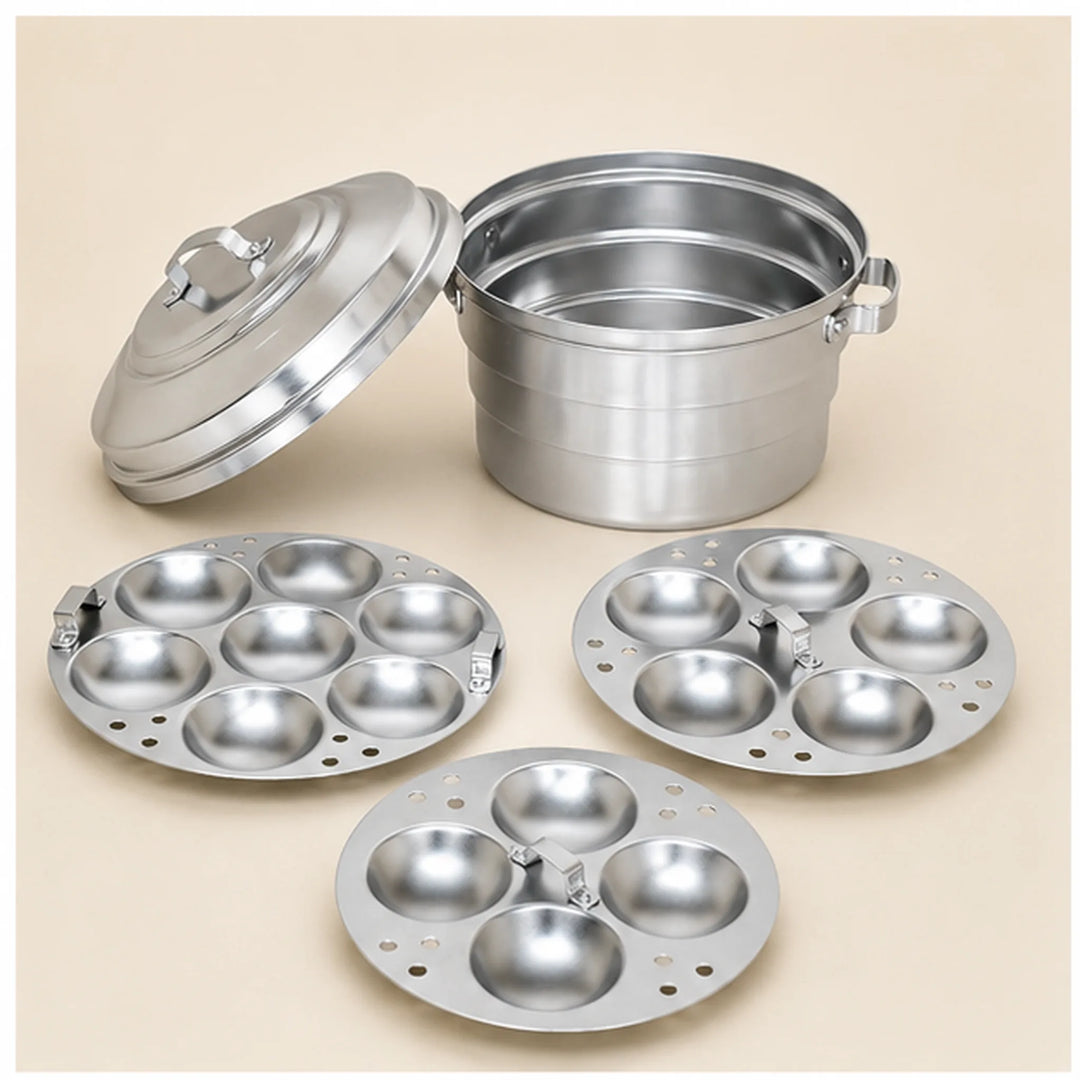 Idli Cooker of 3 Plates. Idli Cooker, Capacity 3 Plates, Pack of 1. - main product image