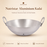 Aluminium Kadai, Wok, Cooking Utensil, Pack of 1.