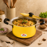 Brass Cooking Pot with Lid.
