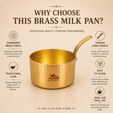 Brass Tea Pan, Brass Frying Pan, Brass Saucepan