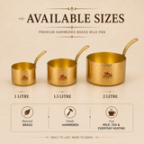 Brass Tea Pan, Brass Frying Pan, Brass Saucepan