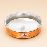 Biryani Handi Copper, Big Copper Biryani Handi  Joint Less - Tin Coating Khalai Inside Handi